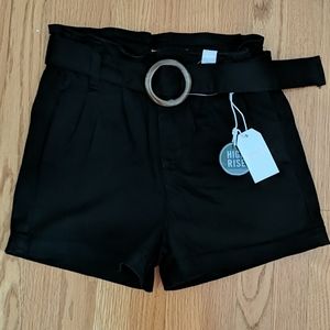 NWT Fashion Nova High Waisted Black Shorts